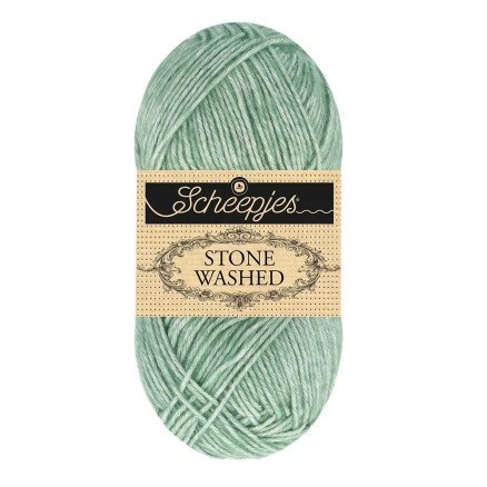 Scheepjes Stone Washed Garn Mix 848 Myk Epidote