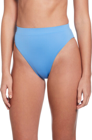 NIKE SWIM Nike Essential High Waist Bottom - Blue - S NIKE SWIM Nike Essential High Waist Bottom - Blue - S
