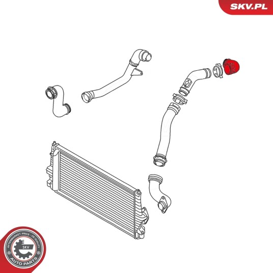 ESEN SKV 24SKV821 Ladeluftslange