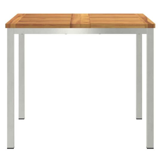  utemøbler spisebord 90x90x74.5 cm solid akasietre