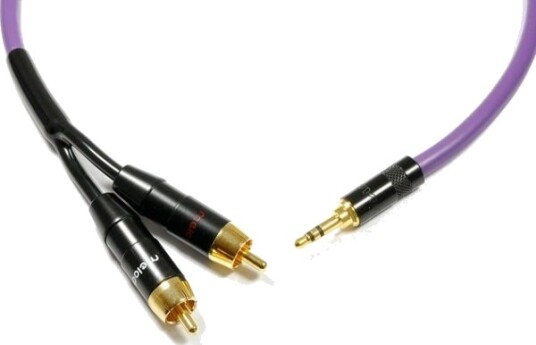 Melodika Jack 3,5 Mm Til Rca (Cinch) X2 Kabel 6 M Lilla