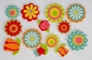 Fandy Foam Flower Stickers