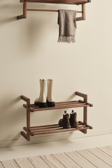 Jotex Skohylle 70 Cm Mørkbeiset EDDISON 1665116020 Jotex Skohylle 70 Cm Mørkbeiset EDDISON 1665116020