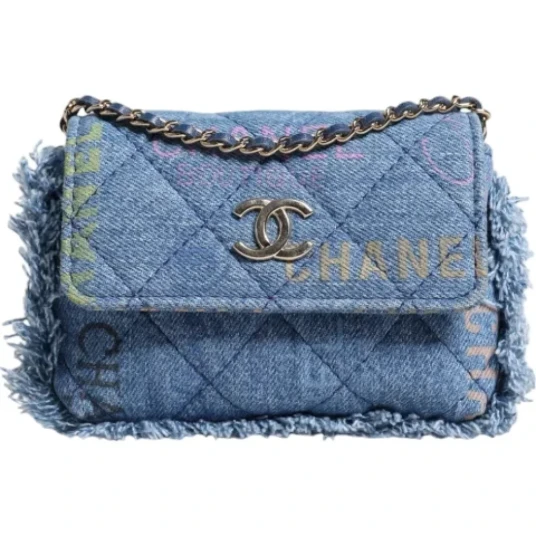 Chanel Vintage Dame Blå