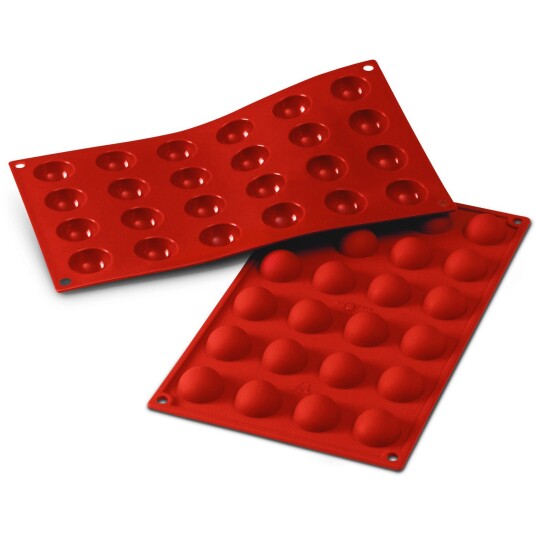 Silikomart Silikonform kupoler 24 st Silikomart Silikonform kupoler 24 st