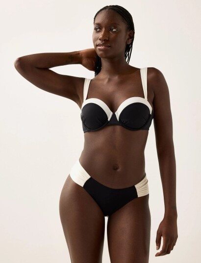 Lindex Balconette Bikini Bra   Black   M