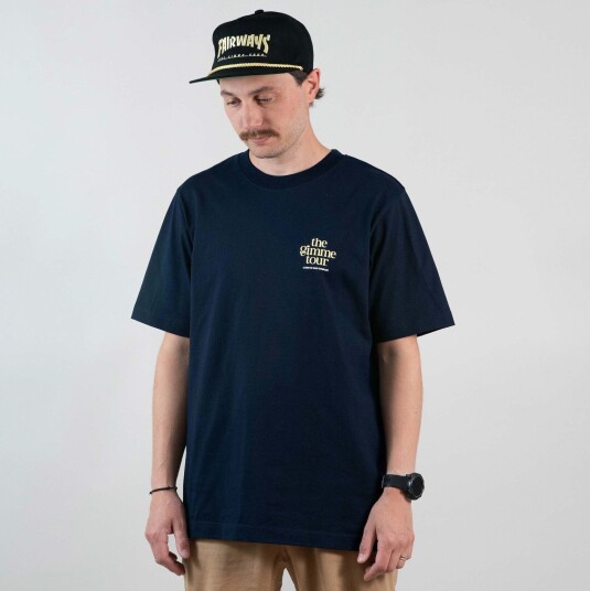 The Gimme Tour T-Shirt Hoffa´s Leveling Service Blå Golf pologenser herre Navy X-Large