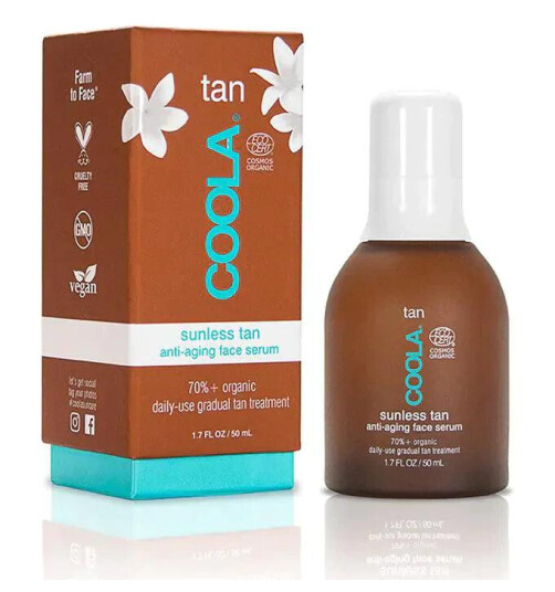 Coola Sunless Tan Ansiktsserum med Anti-Aging 50 ml - Økologisk og Vegansk