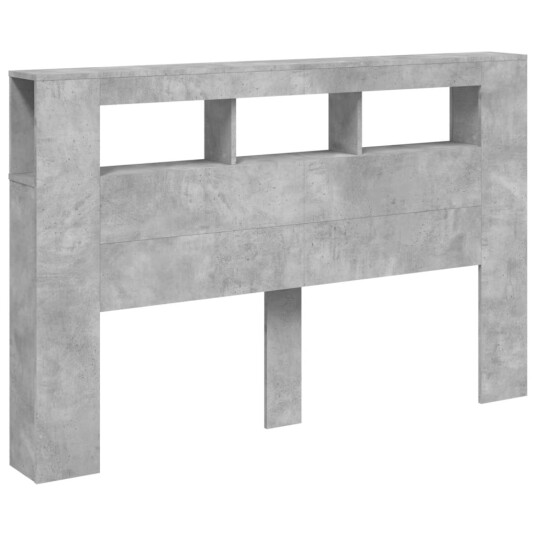 Hodegavl betonggrå 160x18,5x103,5 cm konstruert tre 8721012259386 Hodegavl betonggrå 160x18,5x103,5 cm konstruert tre 8721012259386