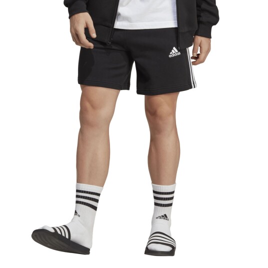 adidas Essentials French Terry 3-Stripes Shorts, shorts, herre BLACK