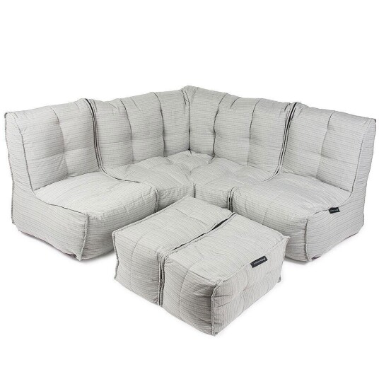 Mod 4 Corner Deluxe Modulsofa Silverline Mod 4 Corner Deluxe Modulsofa Silverline