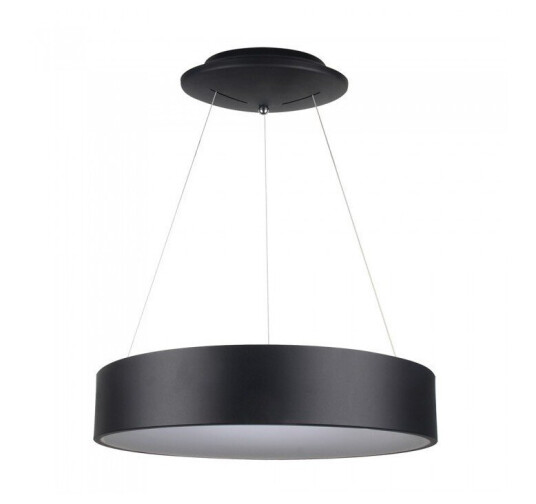 V-Tac 30W LED lysekrone Svart soft lys dimbar varm hvit inkl. lyskilde : Kulør