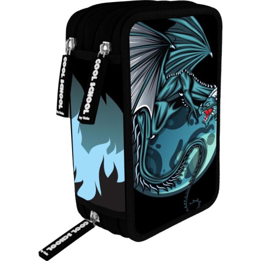 Tinka Triple Pencil Case Dragon 8-804507 Tinka Triple Pencil Case Dragon 8-804507
