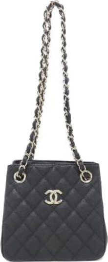 Chanel Vintage Dame Svart