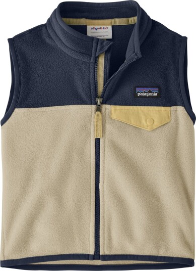 Patagonia Baby Micro D Snap-T Vest Beige 12M