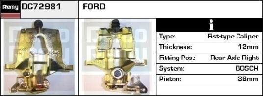 DELCO REMY DC72981 Bremsecaliper