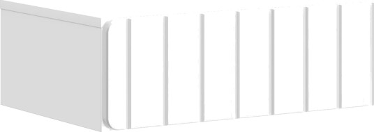 vidaXL Vegghengt Sidebord Høgglans hvit 59 x 34,5 x 17 cm vidaXL Vegghengt Sidebord Høgglans hvit 59 x 34,5 x 17 cm
