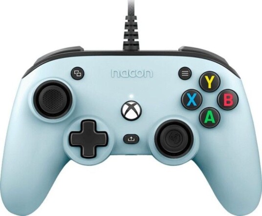 NACON Official Wired Pro Compact Controller - Pastel Blue