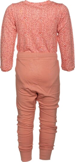 Bruse Bambus Body & Bukse baby Gloppen Mauveglow Flower (98/3 år)