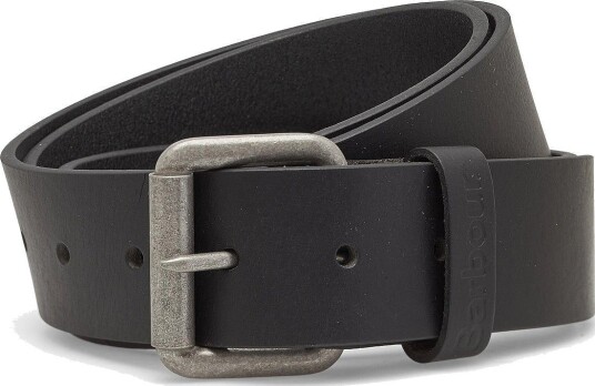 Barbour Barbour Allanton Leather Belt Black 110 CM