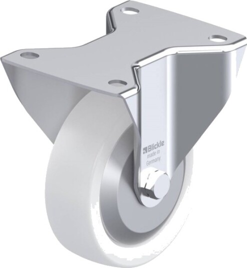 Blickle 749226 Bk-Spo 125G-3-Fa Fast Hjul, 125 Mm, Maks 350 Kg