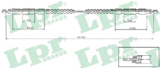 Bremsewire LPR C1256B Bremsewire LPR C1256B