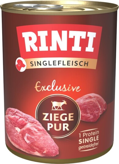Rinti Våtfôr Singleprotein Exclusive Ren Geit 6 X 800 G
