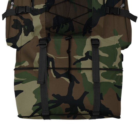 Vidaxl Ryggsekk Militærstil Xxl 100 L Kamuflasje Vidaxl Ryggsekk Militærstil Xxl 100 L Kamuflasje