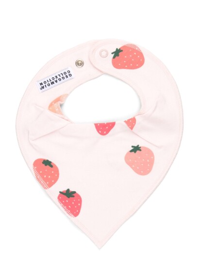 Geggamoja Bamboo Dry Bib Pink