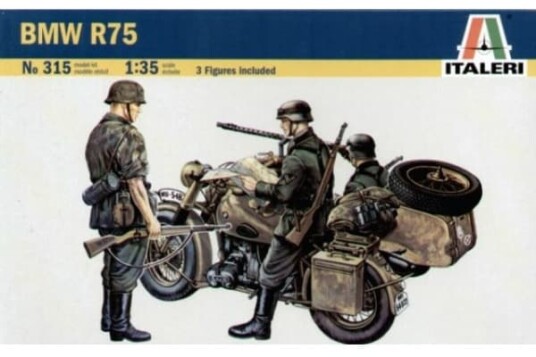 Italeri BMW R75 Motorsykkelmodell Monteringssett 1:35 BMW R75 Alle kjønn Plast Italeri BMW R75 Motorsykkelmodell Monteringssett 1:35 BMW R75 Alle kjønn Plast