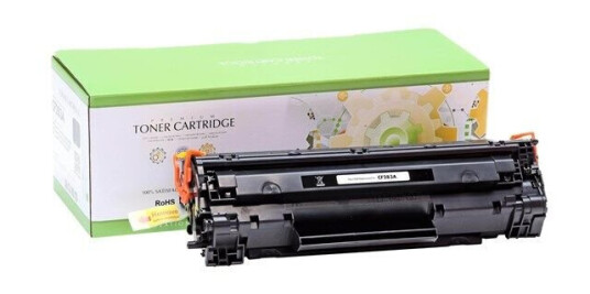 Static Control - black - compatible - toner cartridge (alternative for: HP CF283A) - Laser toner Svart