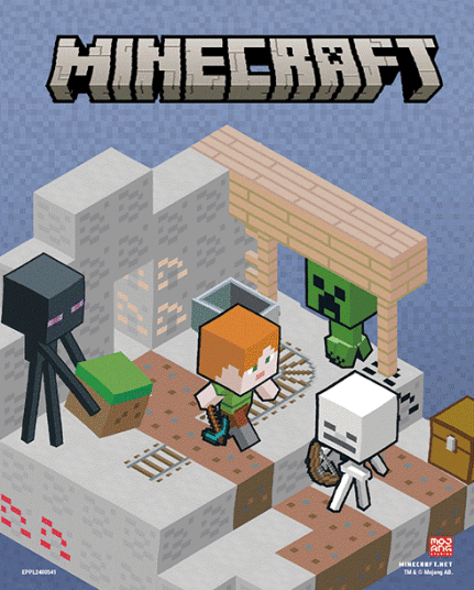 PYRAMID MINECRAFT   LENTICULAR POSTER