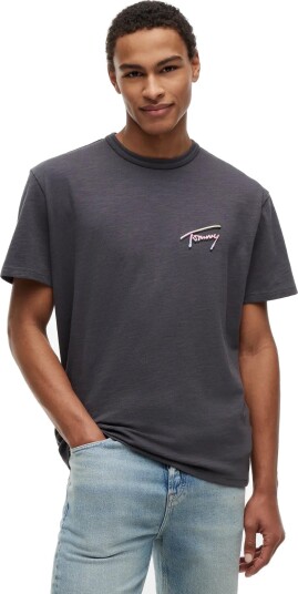 Tommy Jeans Tjm Rlx Novelty Ss Tee Grey XL Tommy Jeans Tjm Rlx Novelty Ss Tee Grey XL