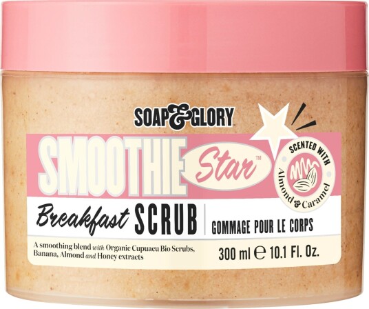Soap & Glory Smoothie Star Body Scrub for Exfoliation and Smoother Skin 300 ml