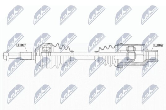 Nty Drivaksel NTY NPW CH 102