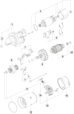 MAHLE MS 24 Starter MAHLE MS 24 Starter