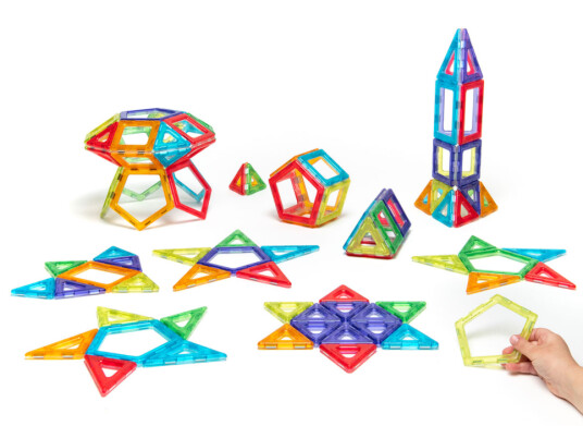 Polydron MAG Transparent 100 deler Polydron MAG Transparent 100 deler
