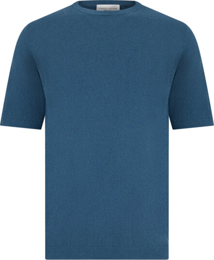 Roberto Collina Herre Topper Blå 2XL,