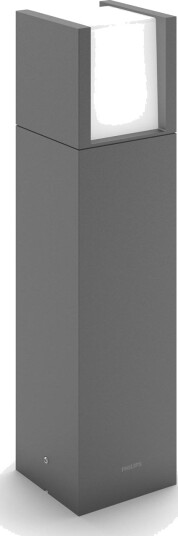 Philips 8720169278066 Utendørs Sokkel/Stang Belysning Antrasitt Metall Ip44 Terrasse Hage Ii
