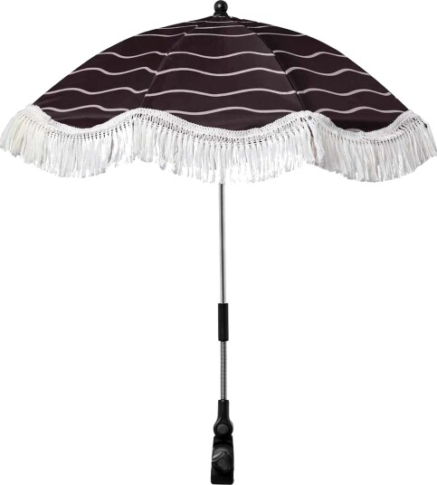 Kong Walther Parasoll Til Barnevogn Chocolate Brown Suede Faux