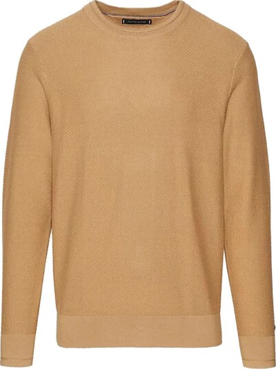 Tommy Hilfiger, Herre, Strikkevarer, Beige, S,