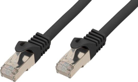S/Conn Standard Patchkabel Cat. 6A Med Strømkabel Cat.7 – S/Ftp Dobbelt Skjermet – Halogenfri – Svart – 10,0 M 16675520S
