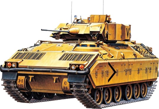 Academy M2 Bradley Stridsvogn Byggesett 1:35