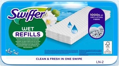 Swiffer Floor Wet Refills Morning Fresh 24 pakning