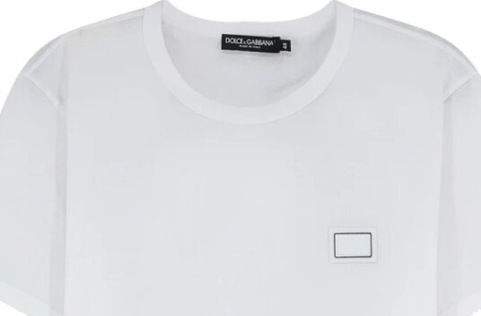 Dolce & Gabbana Herre Topper Hvit L,