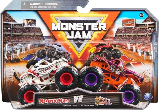 Spin Master Monster Jam Lekebiler 1:64 Monster Mutt vs. Calavera