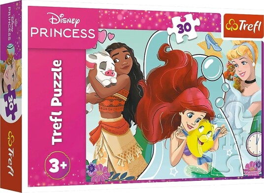 Trefl Pappussel Trefl 30 Bitar Disney Princess Multi/patterned ONE SIZE