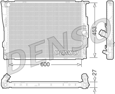 DENSO DRM05073 Radiator motorkjøling