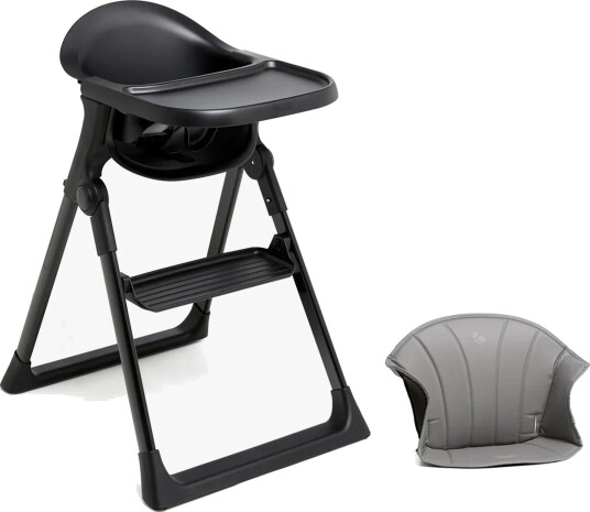 Beemoo CARE Harmony Matstol Inkl. Stolpute, All Black/Grey Beemoo CARE Harmony Matstol Inkl. Stolpute, All Black/Grey