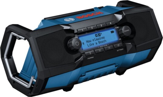 Bosch Professional GPB 18V-3SC Byggradio med DAB+ og Bluetooth Bosch Professional GPB 18V-3SC Byggradio med DAB+ og Bluetooth